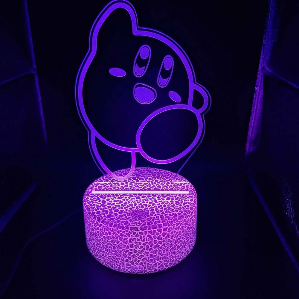 Video Game Design 3D Light Lamp With Remote And USB Cable